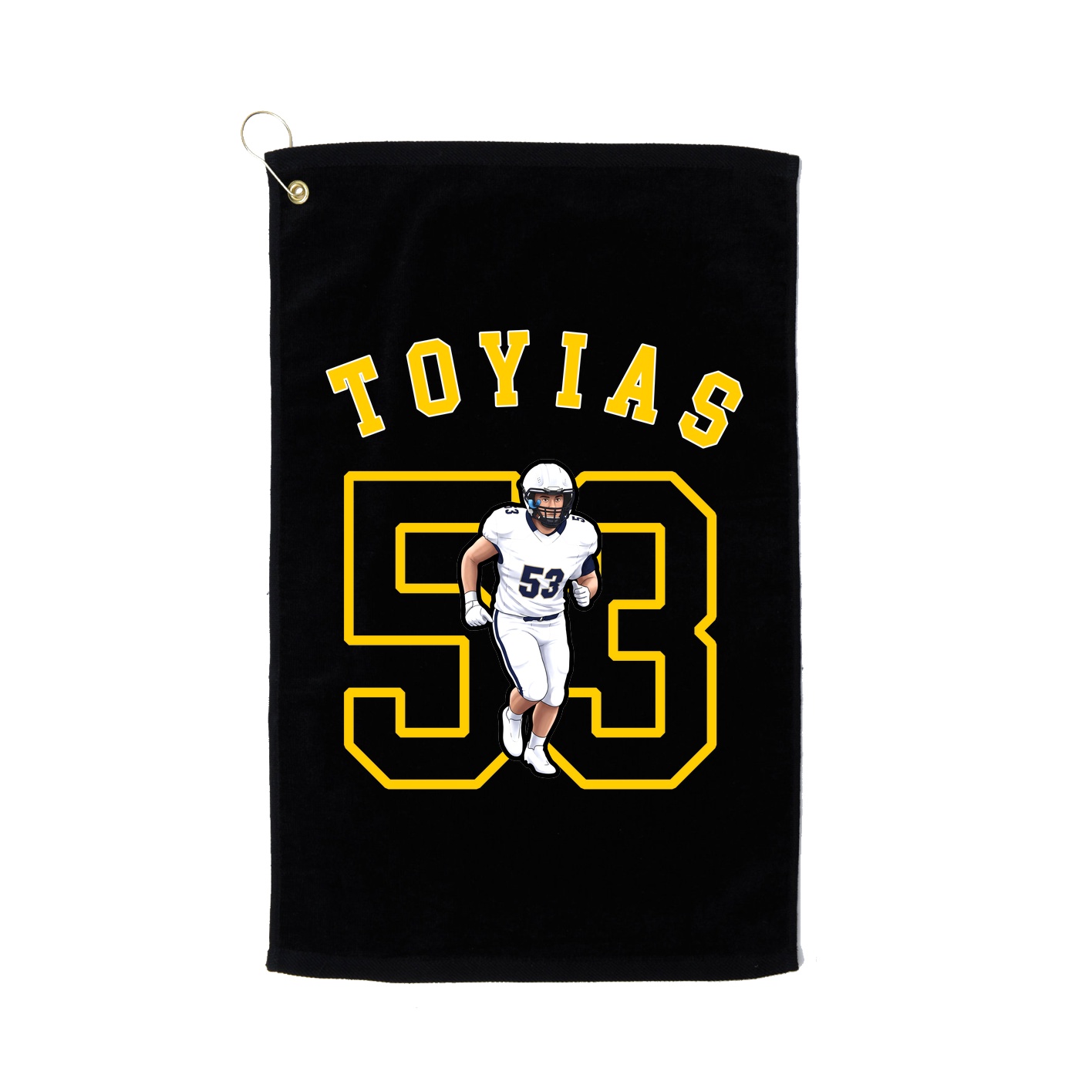 Golf Towel — Shirsey Arch in Black
