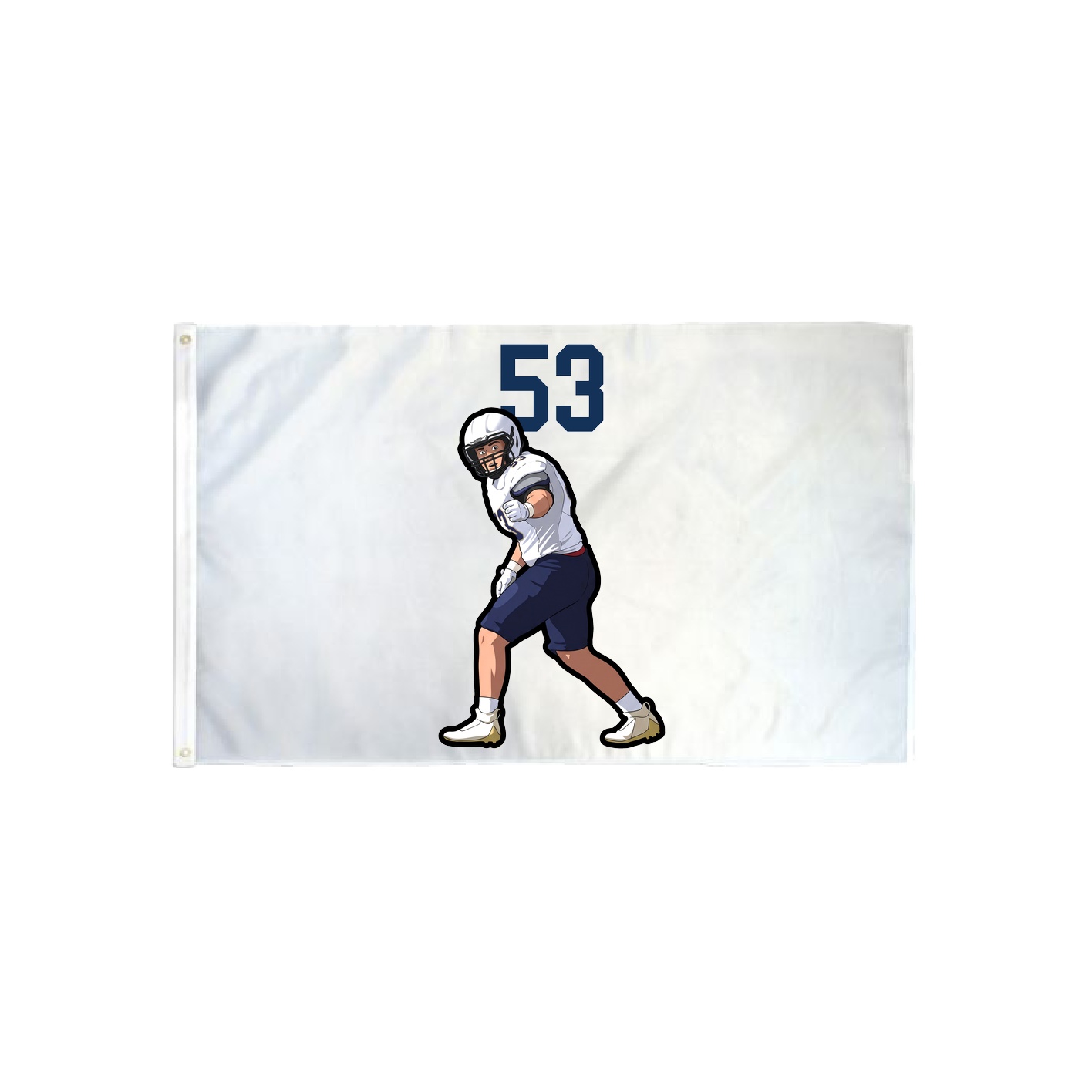 3x5 Flag — Number Top in Classic