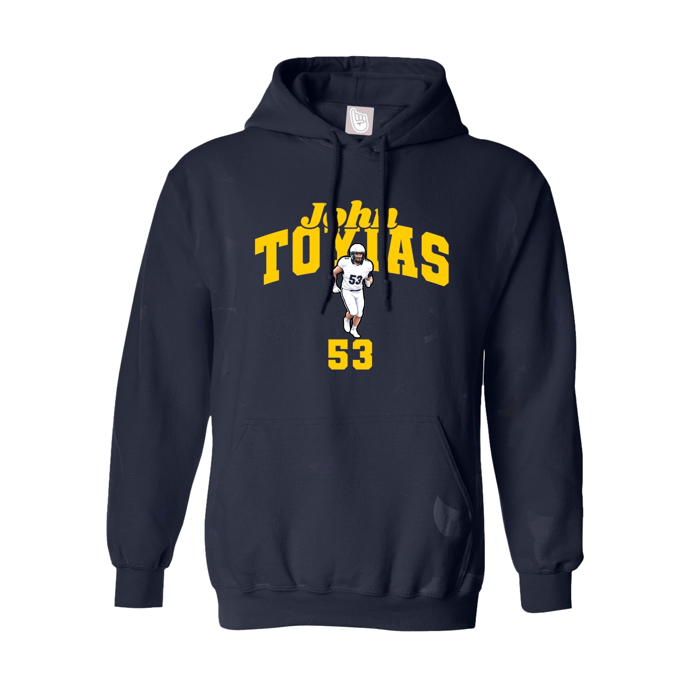 Hoodie — Signature Arch in Navy