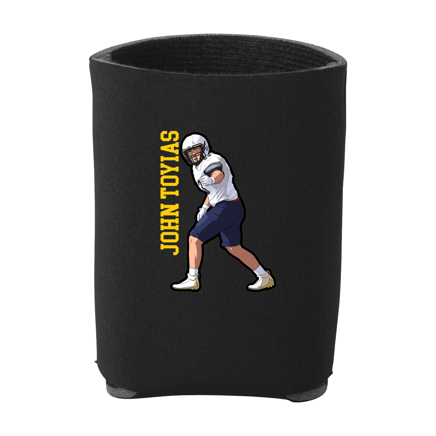 Can Holder — Name Vertical in Black