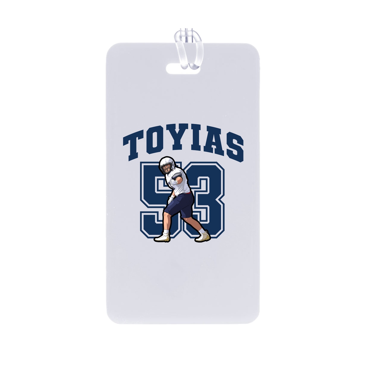 Bag Tag — Number in Classic