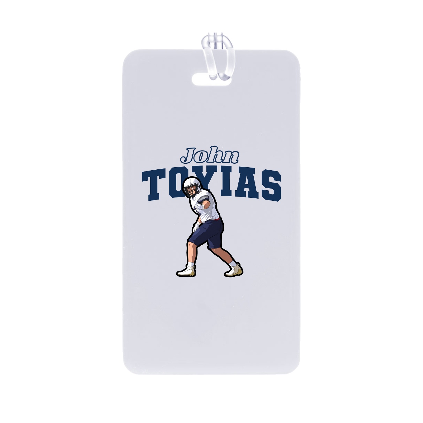 Bag Tag — Name Arch in Classic