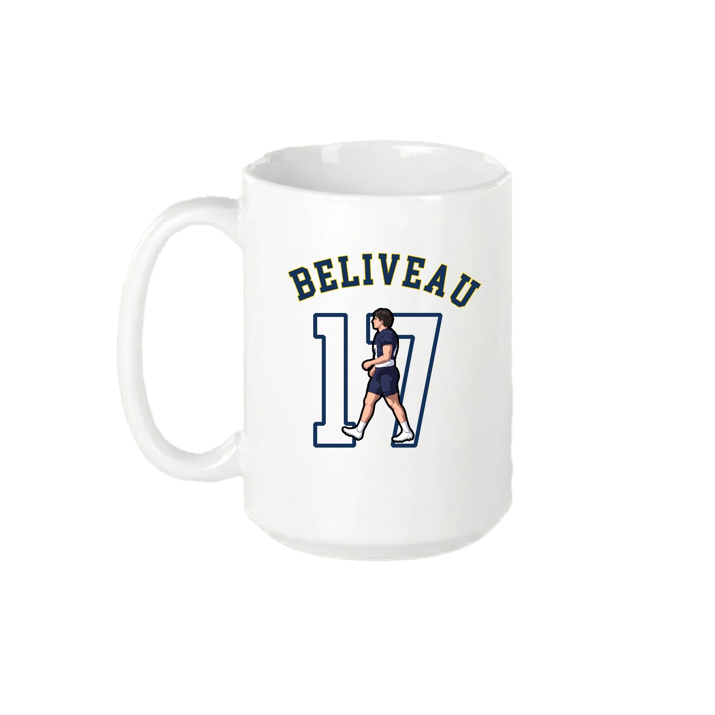 15oz Coffee Mug — Shirsey Arch in White