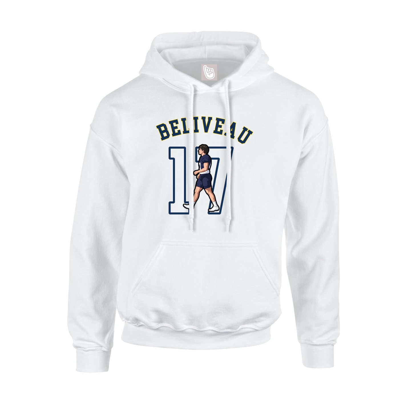 Youth Hoodie — Shirsey Arch in White