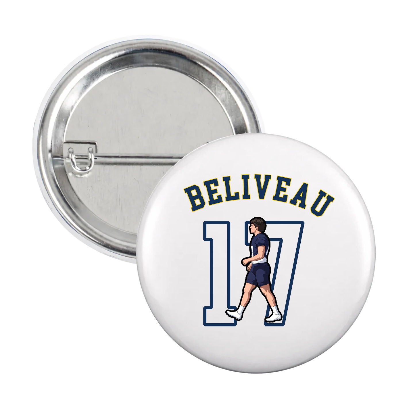 Game Day Button — Shirsey Arch in White