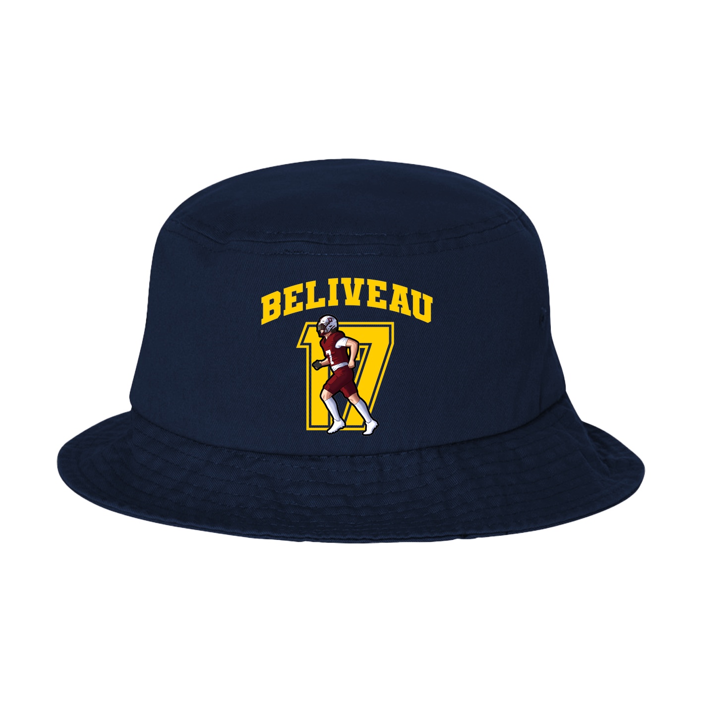 Bucket Cap — Number in Navy