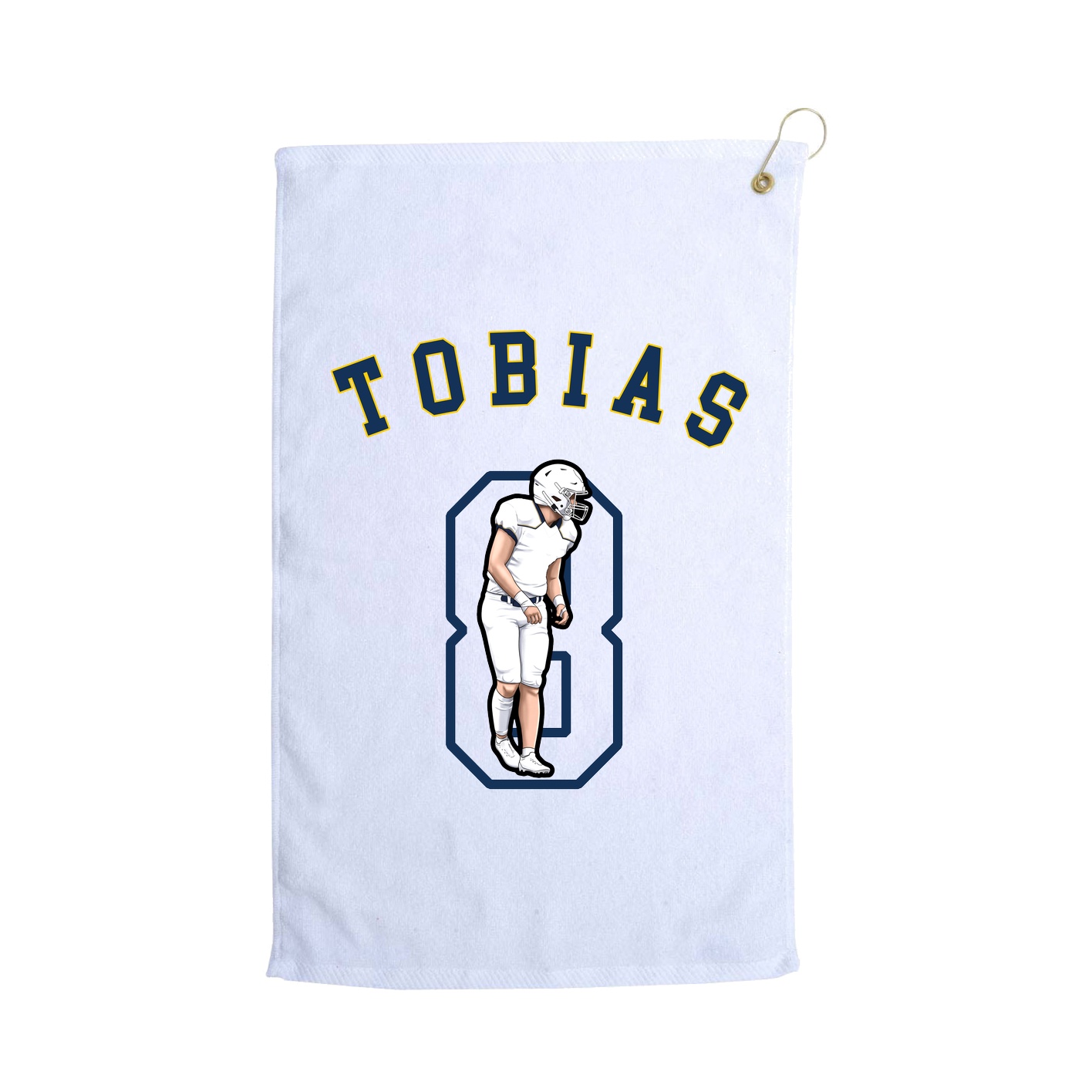 Golf Towel — Shirsey Arch in White
