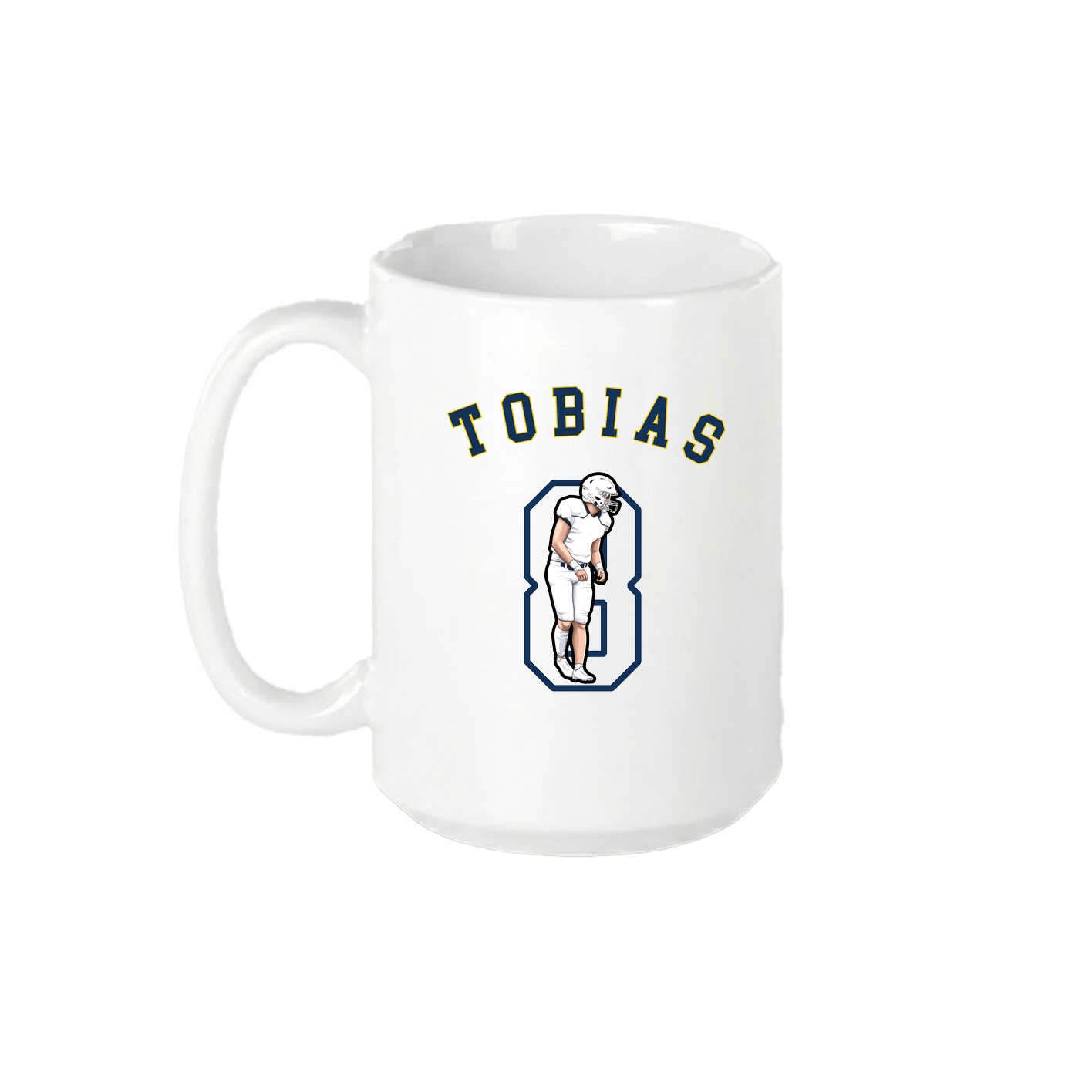 15oz Coffee Mug — Shirsey Arch in White