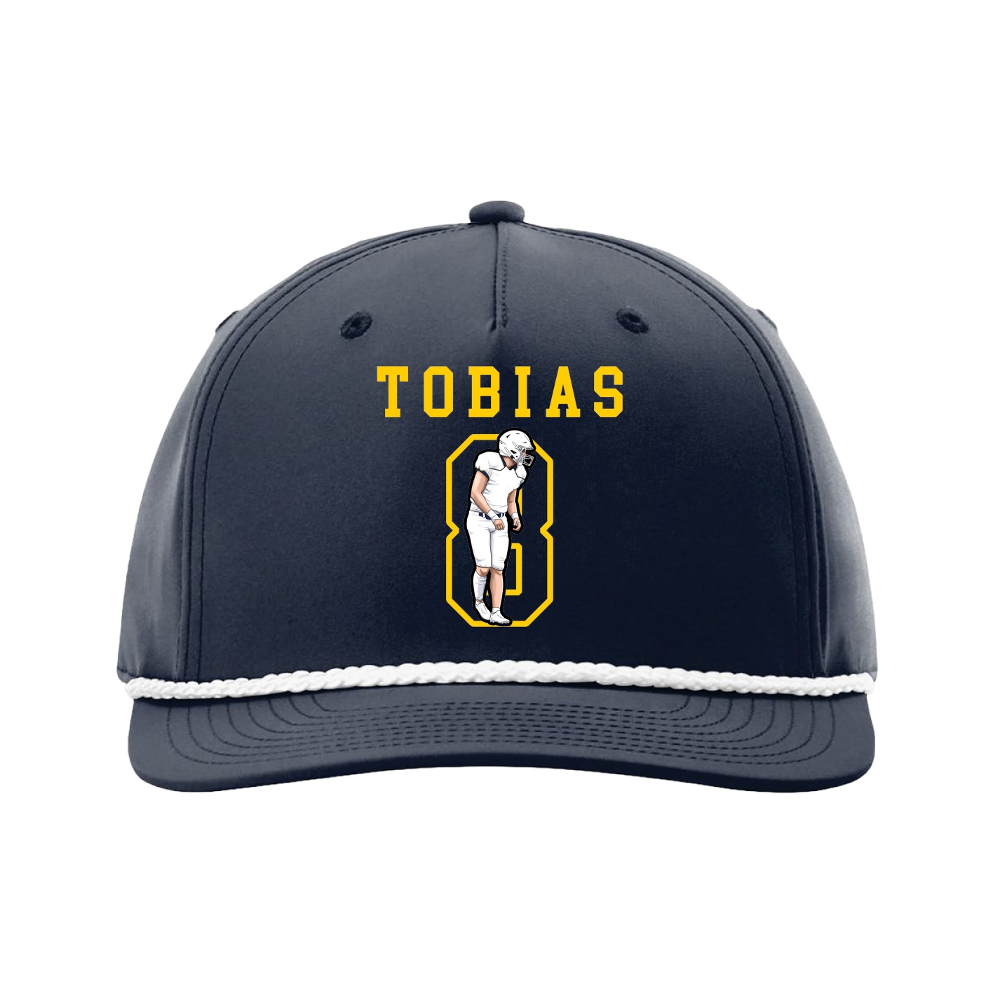 Five-Panel Classic Rope Cap — Shirsey in Navy