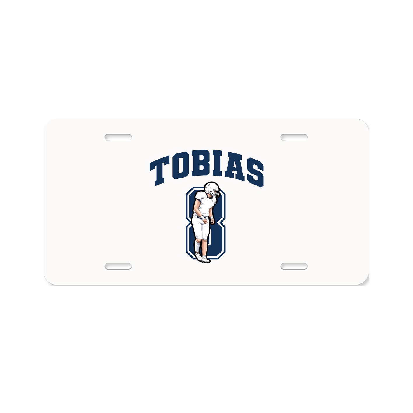 License Plate — Number in Classic