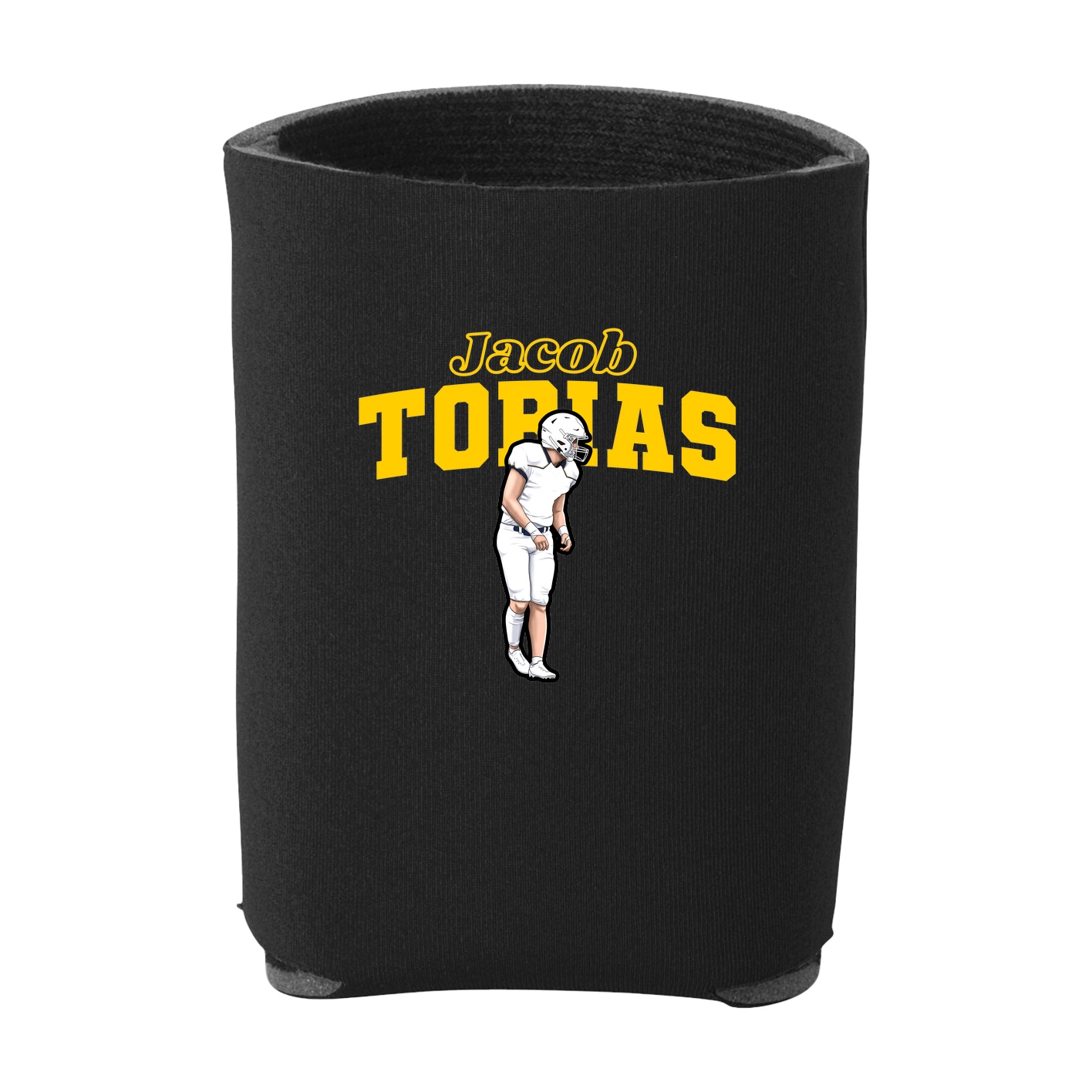 Can Holder — Name Arch in Black