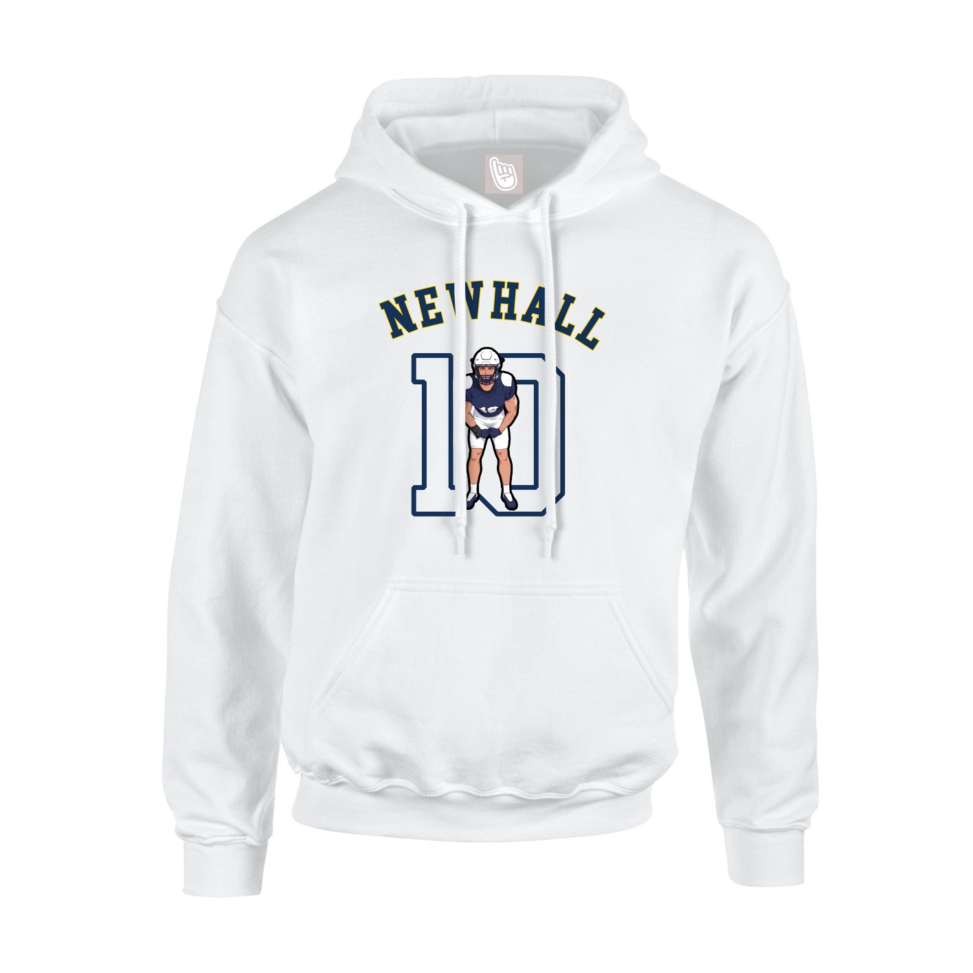 Hoodie — Shirsey Arch in White