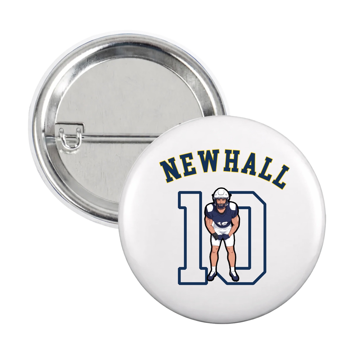 Game Day Button — Shirsey Arch in White