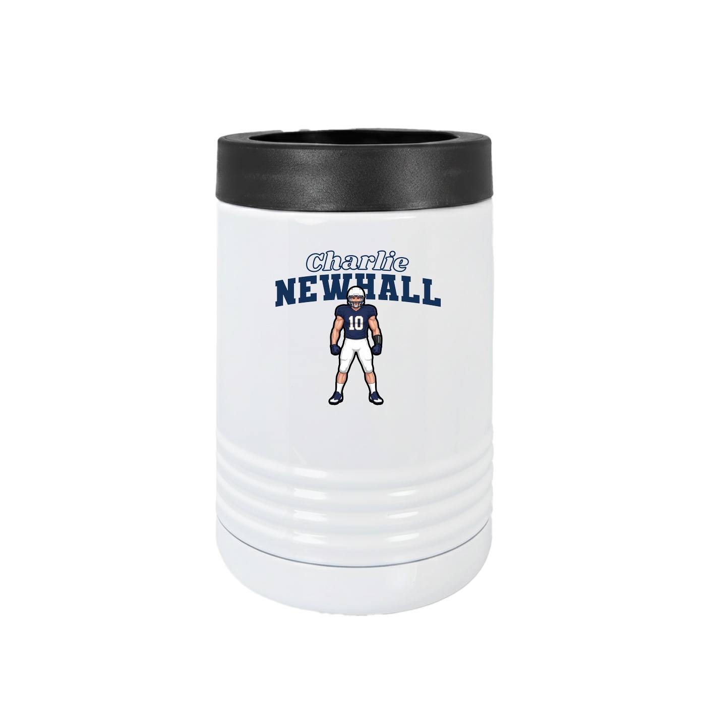 Beverage Holder — Name Arch in White