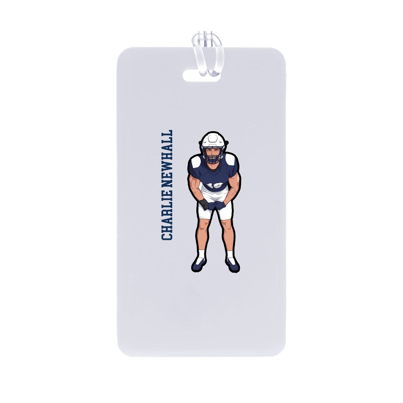 Bag Tag — Name Vertical in Classic