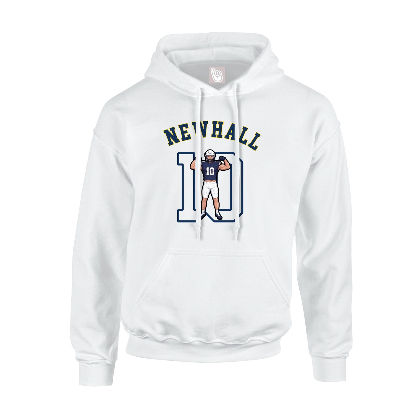 Youth Hoodie — Shirsey Arch in White