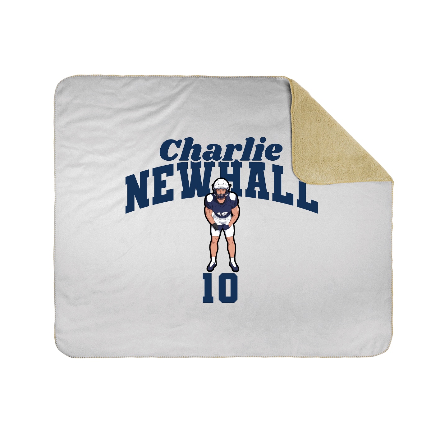 Throw Blanket — Signature Arch in White