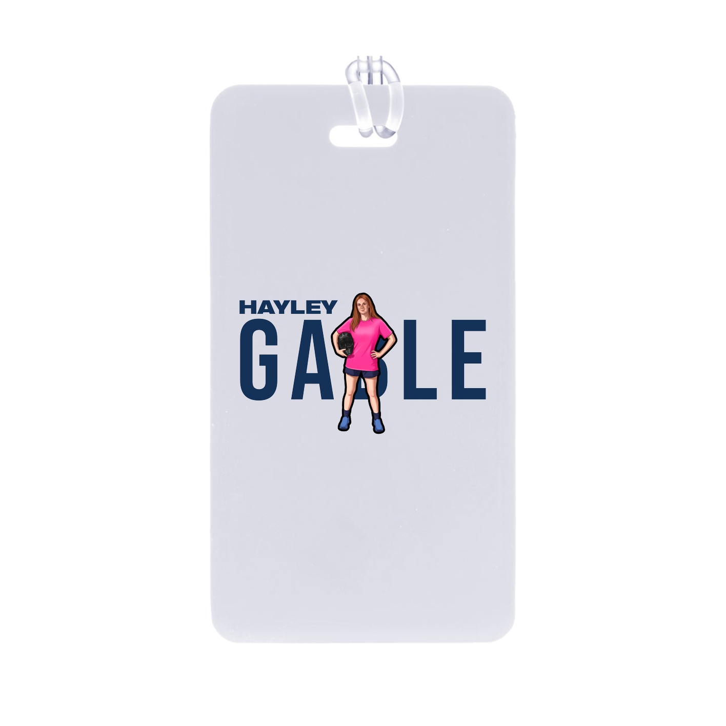 Bag Tag — Player Name in Classic