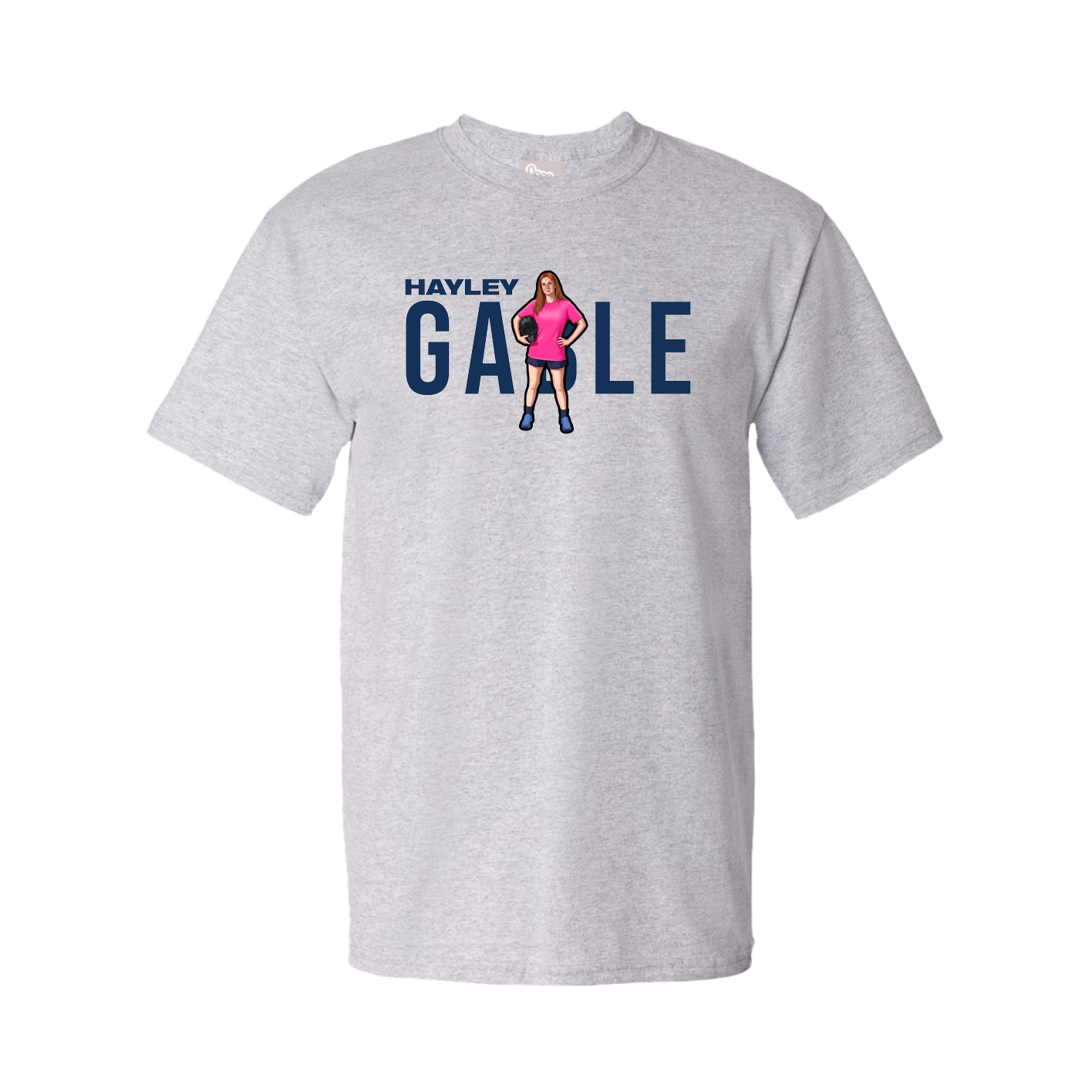 Youth Tee — Player Name in Grey