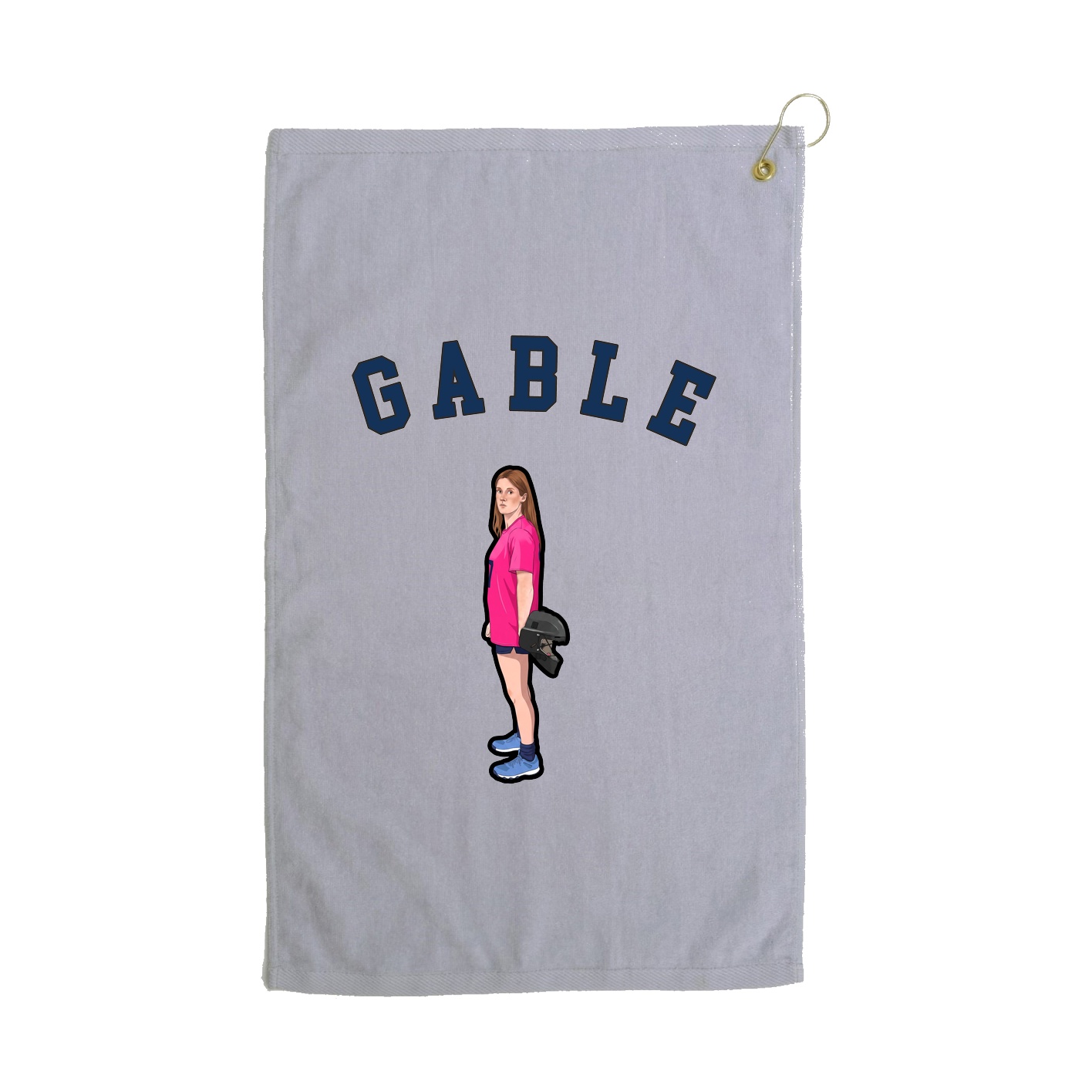 Golf Towel — Shirsey Arch in Grey