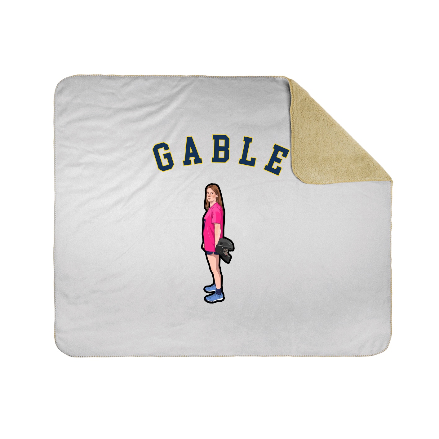 Throw Blanket — Shirsey Arch in White