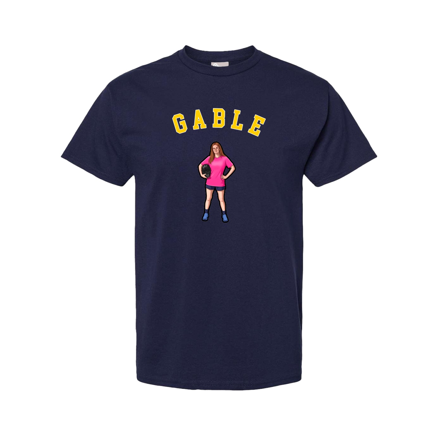 Youth Tee — Shirsey Arch in Navy