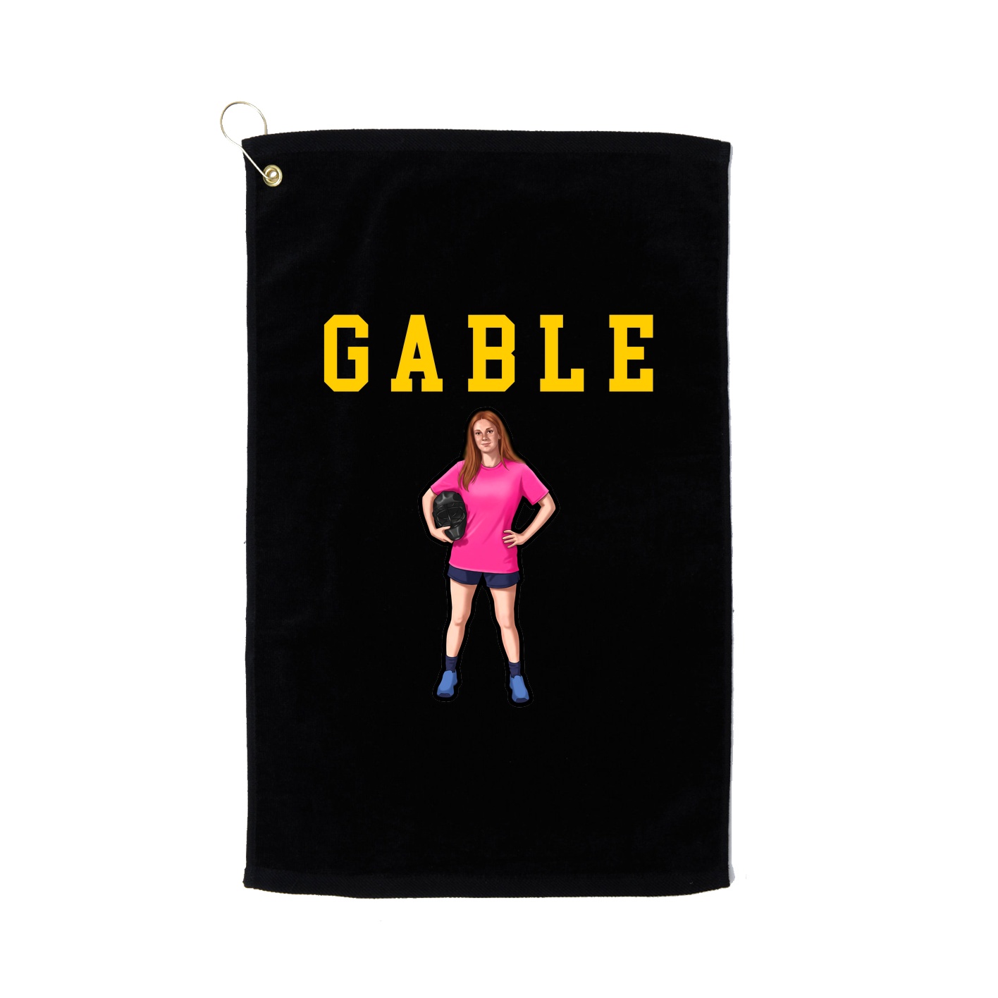 Golf Towel — Shirsey in Black