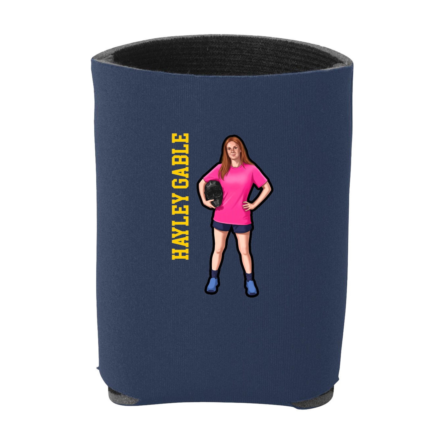 Can Holder — Name Vertical in Navy
