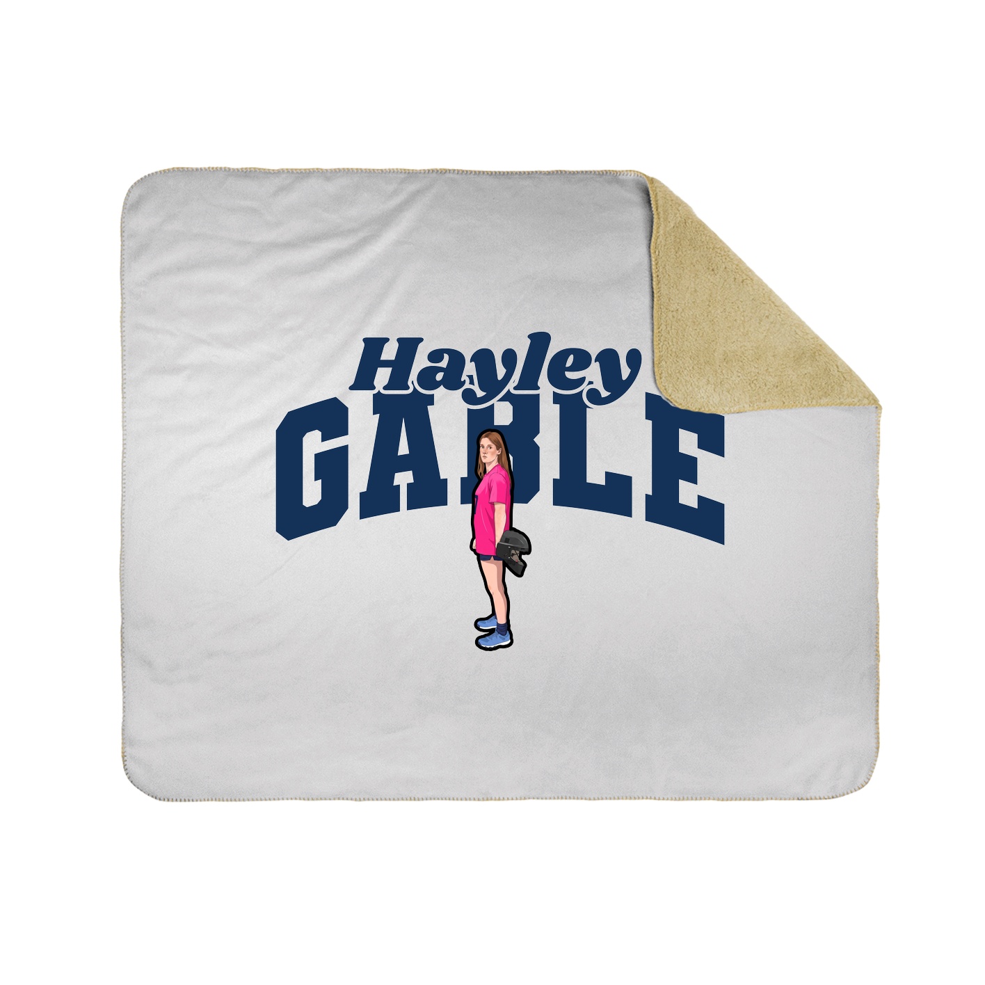 Throw Blanket — Signature Arch in White