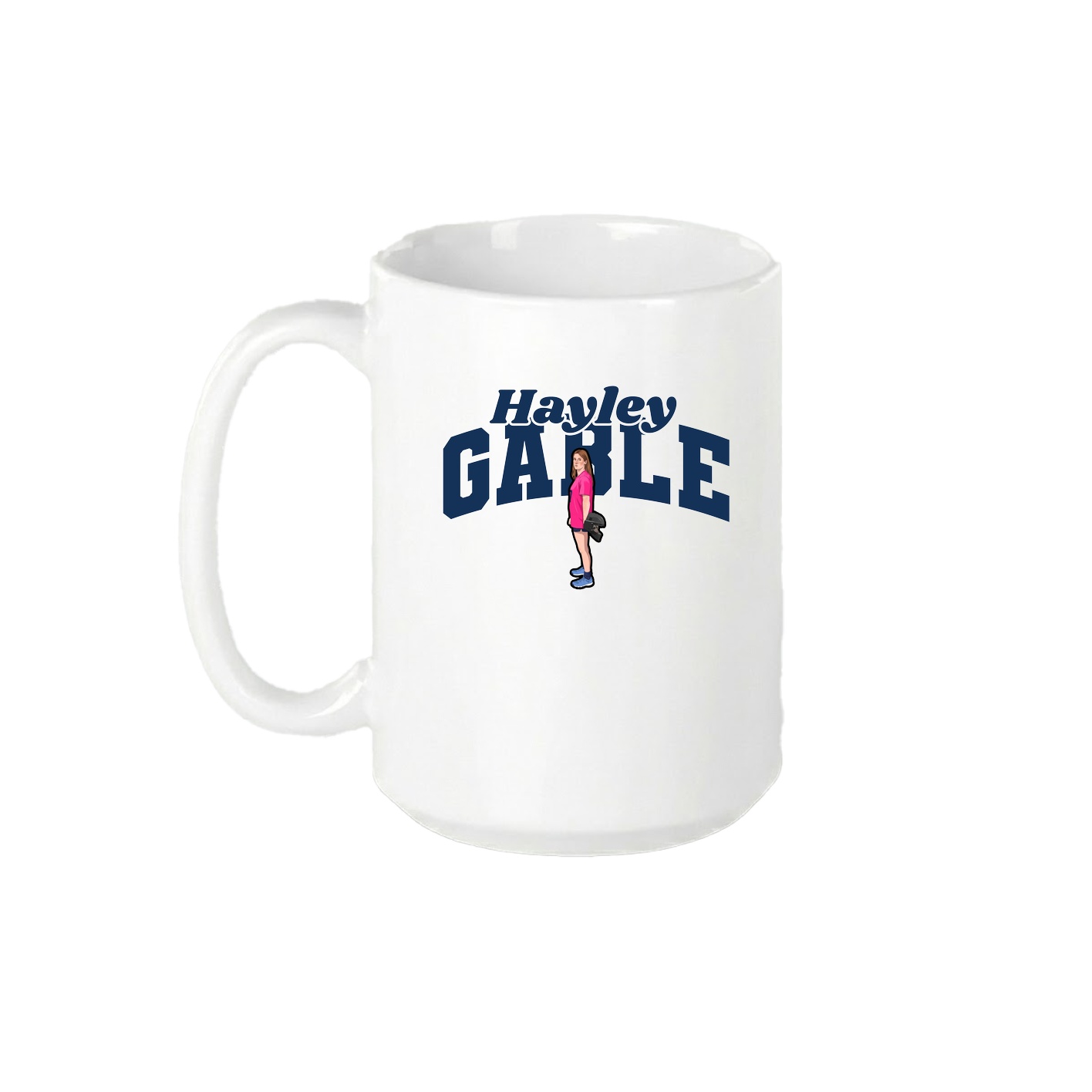 15oz Coffee Mug — Signature Arch in White