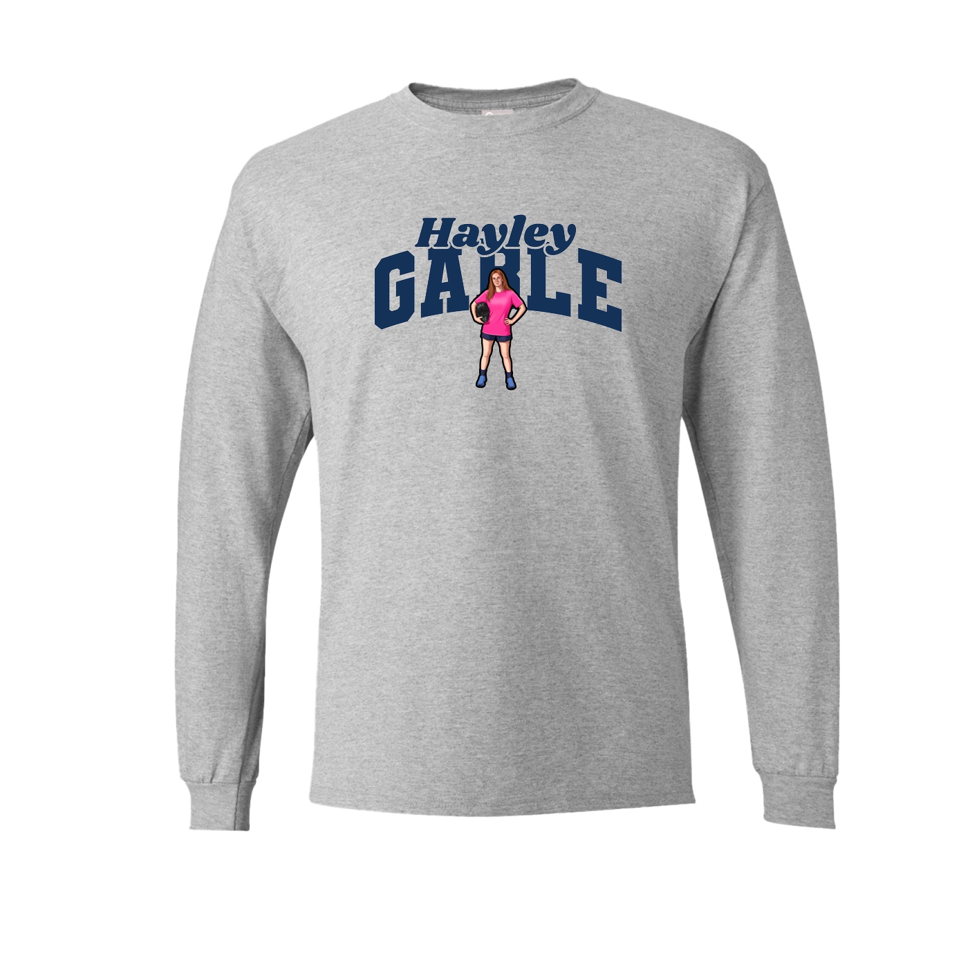 Long Sleeve Tee — Signature Arch in Grey