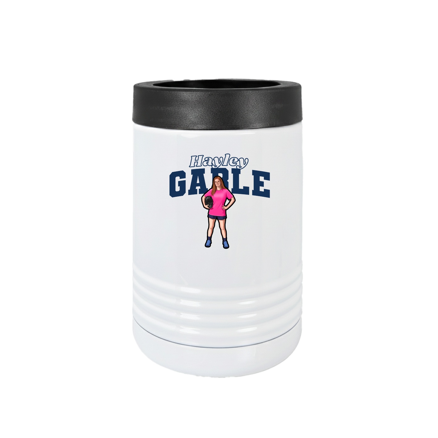 Beverage Holder — Name Arch in White