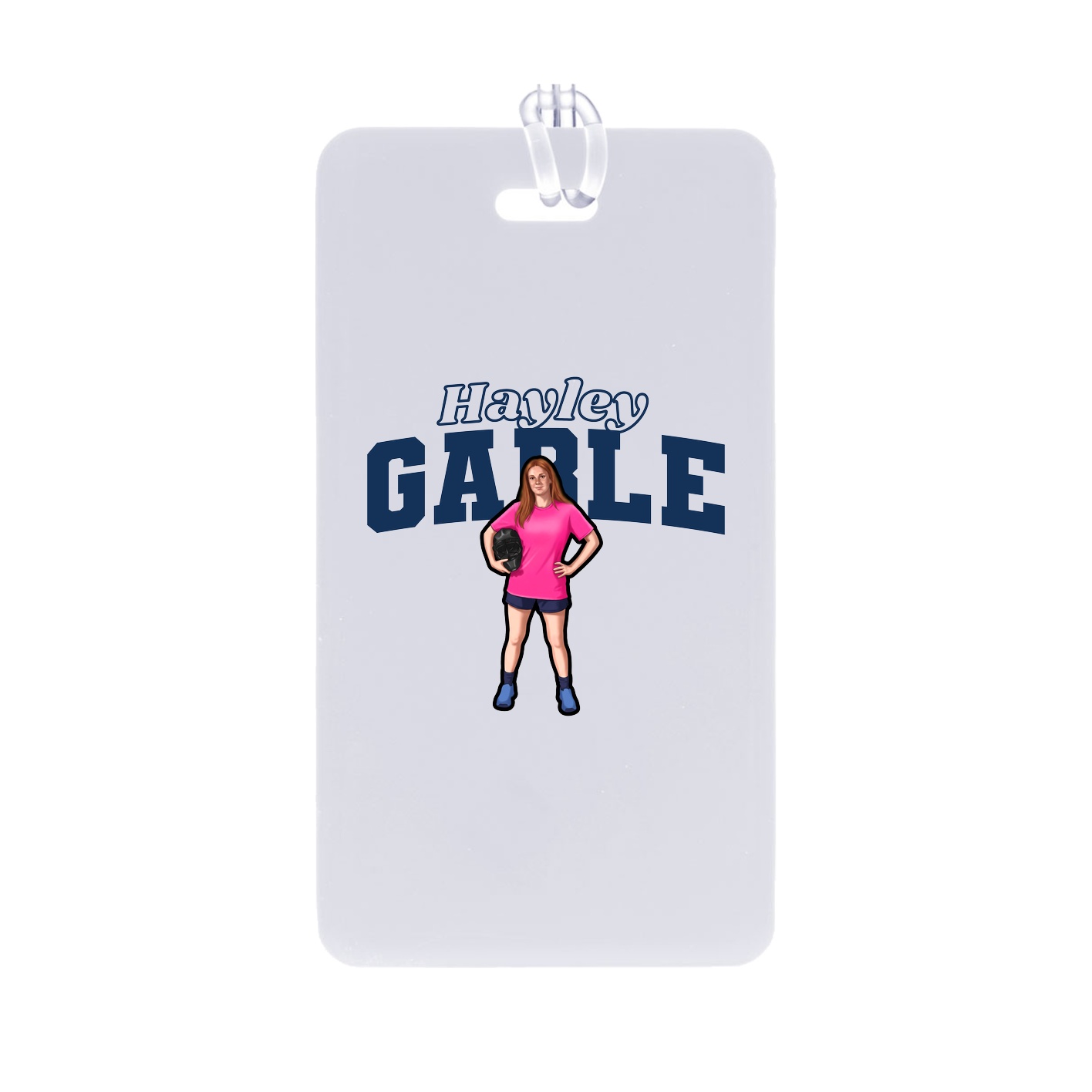 Bag Tag — Name Arch in Classic