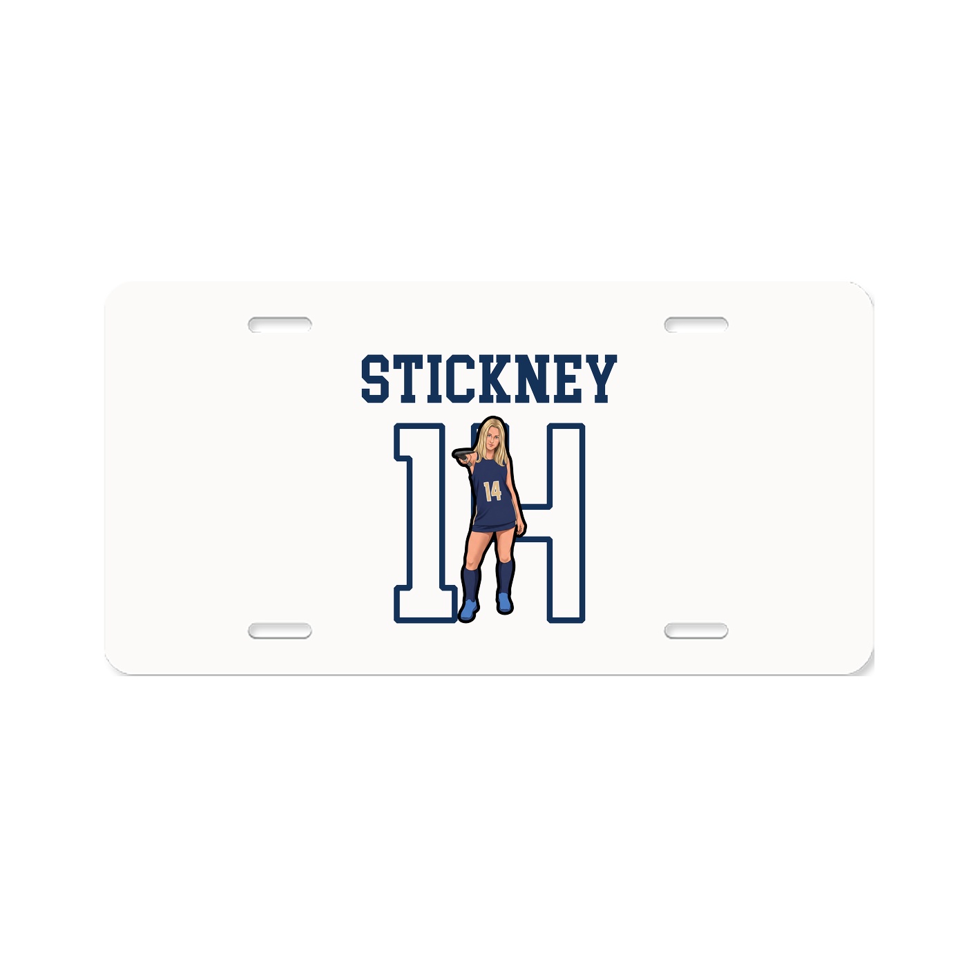 License Plate — Shirsey in Classic