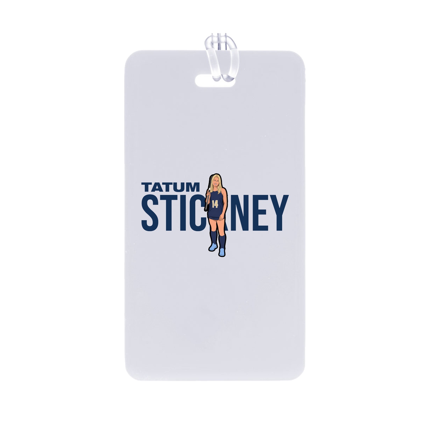 Bag Tag — Player Name in Classic