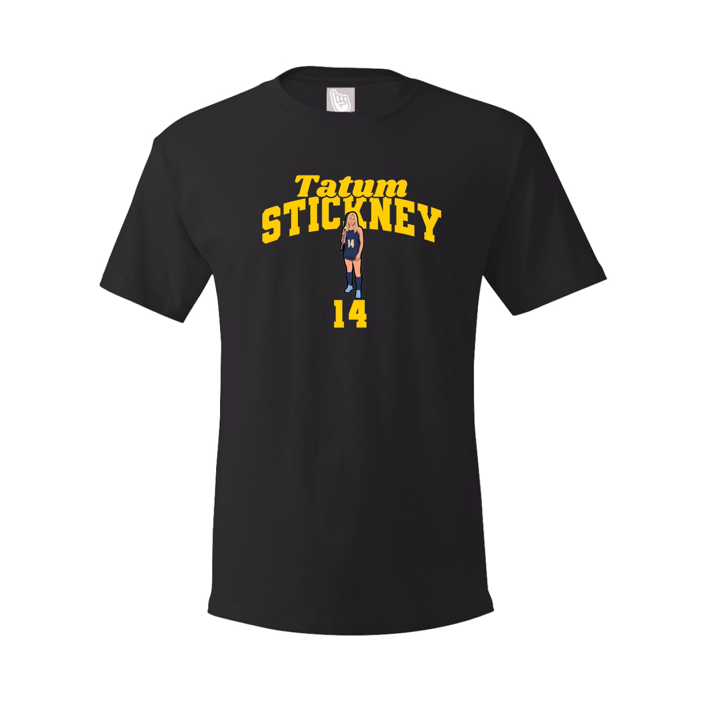 Youth Tee — Signature Arch in Black