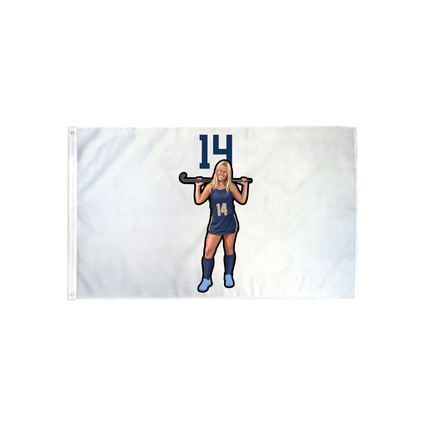 3x5 Flag — Number Top in Classic