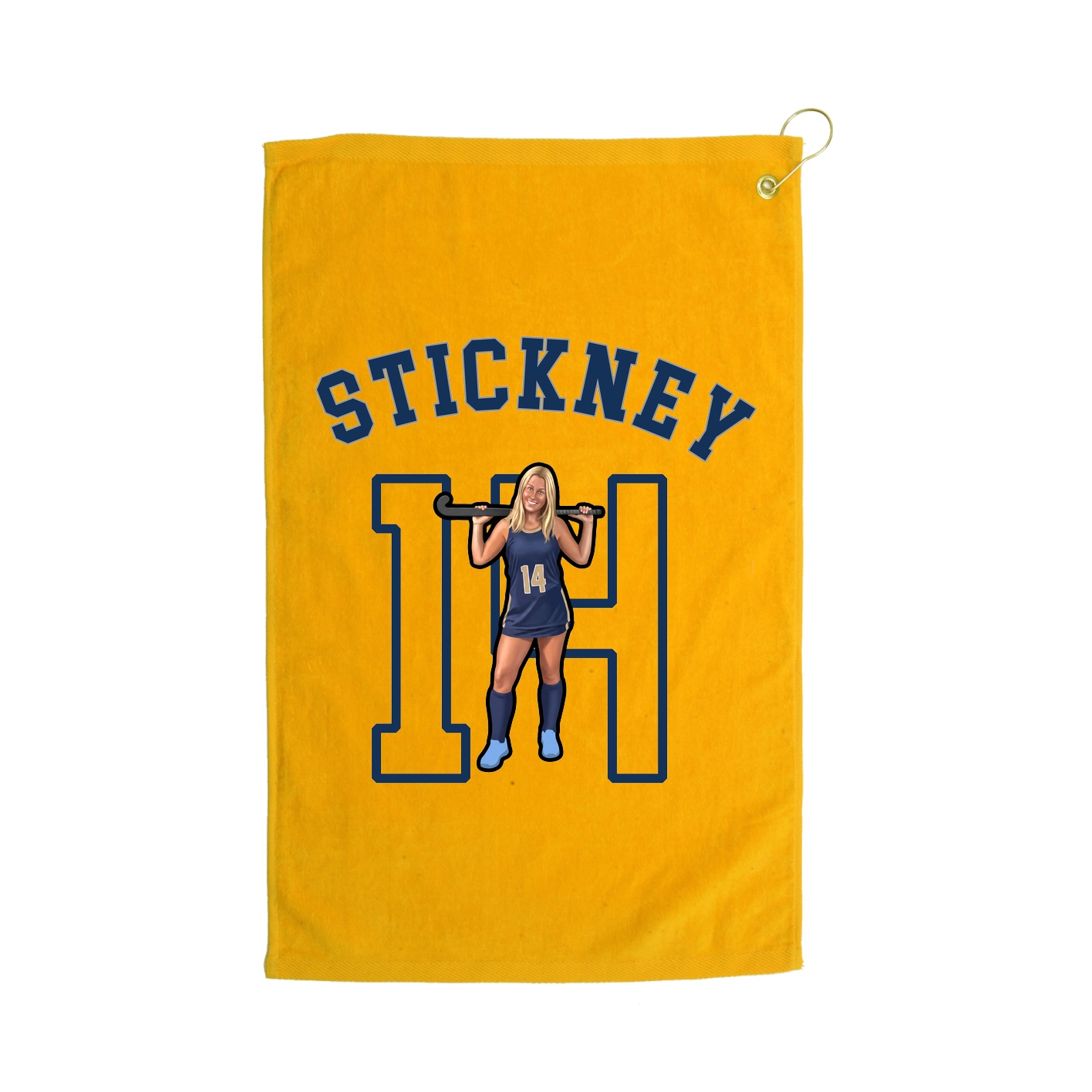 Golf Towel — Shirsey Arch in Gold