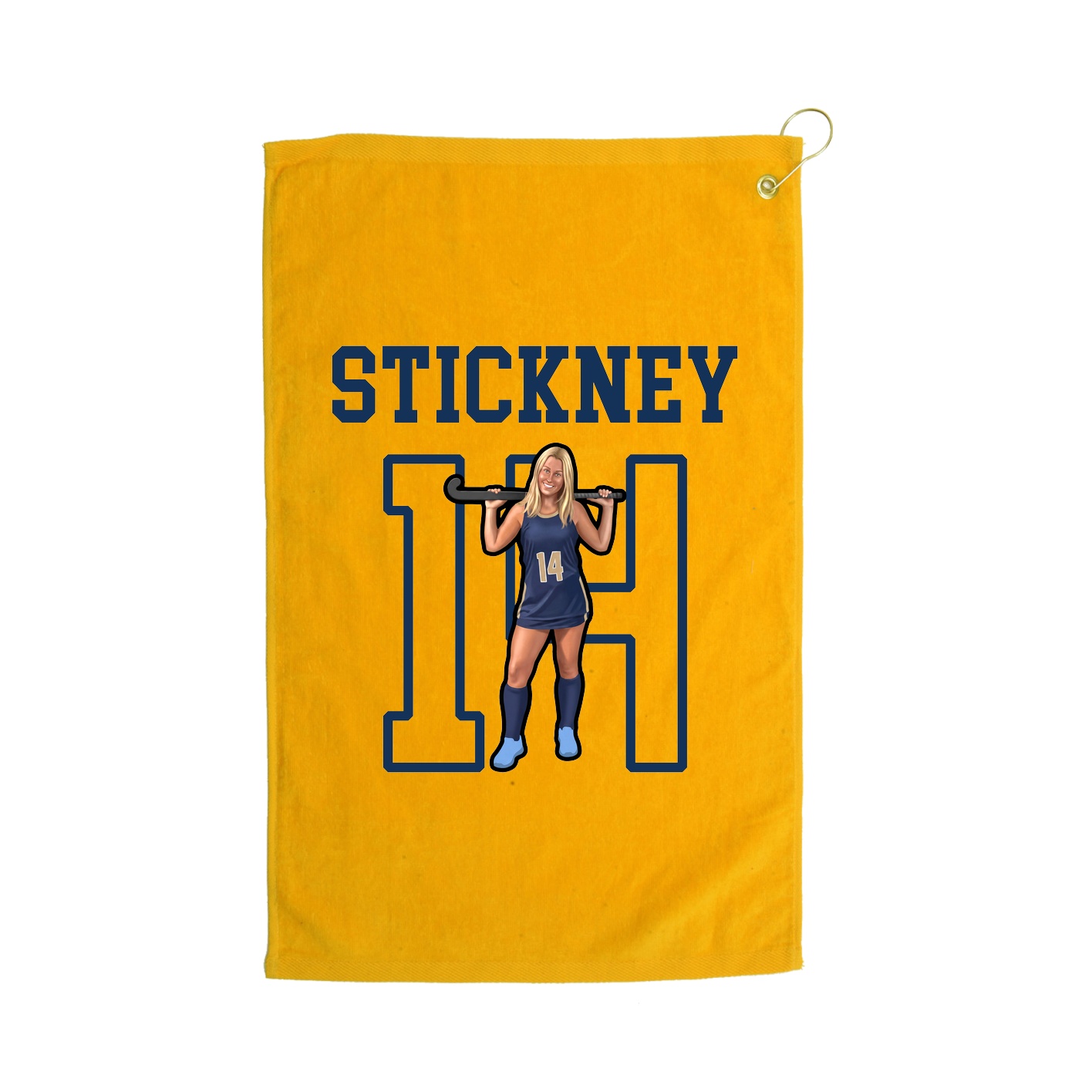 Golf Towel — Shirsey in Gold