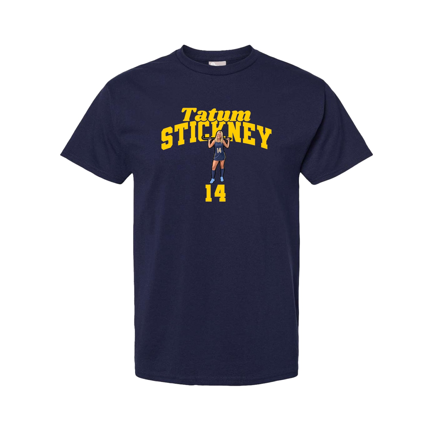 Tee — Signature Arch in Navy