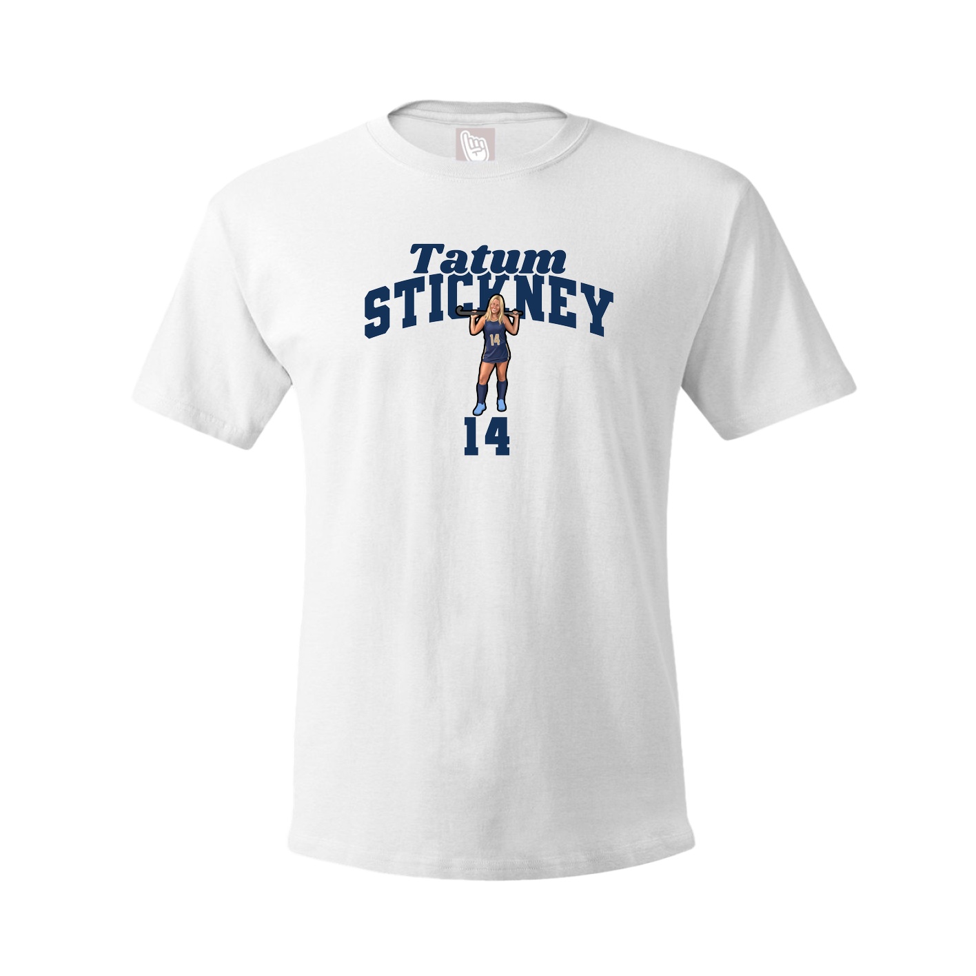 Youth Tee — Signature Arch in White