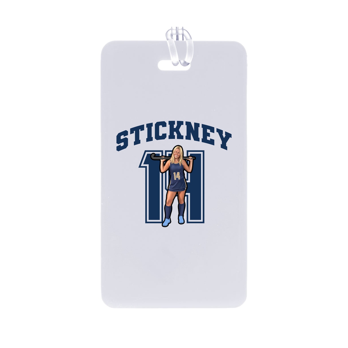 Bag Tag — Number in Classic
