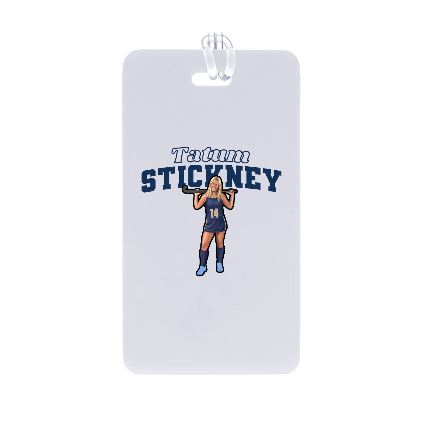 Bag Tag — Name Arch in Classic