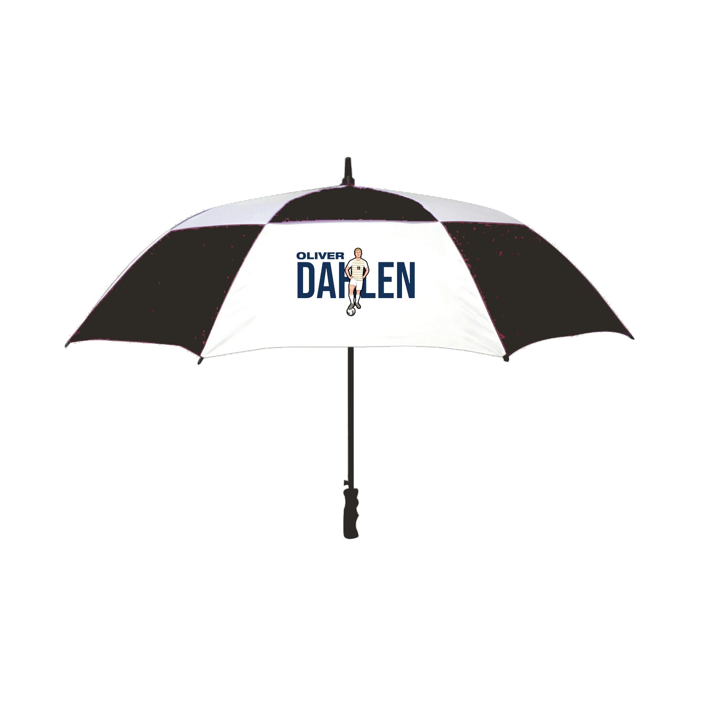 Golf Umbrella — Player Name in Black