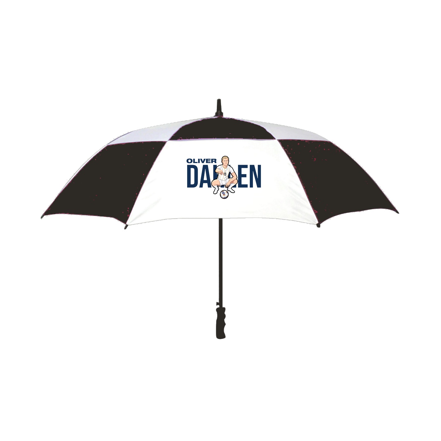 Golf Umbrella — Player Name in Black