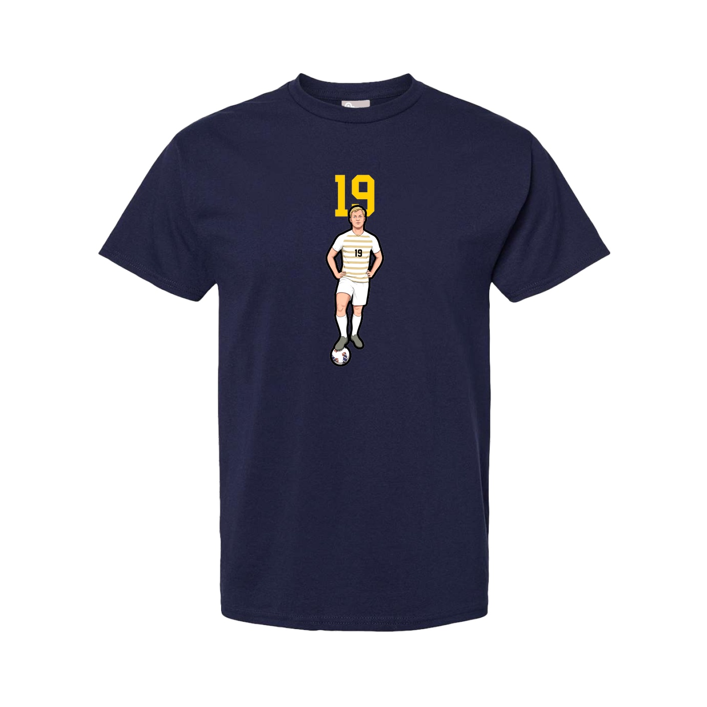 Youth Tee — Number Top in Navy