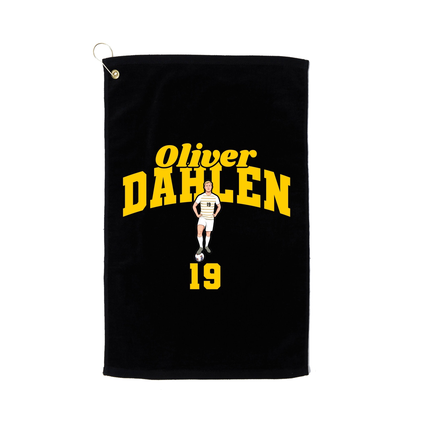 Golf Towel — Signature Arch in Black