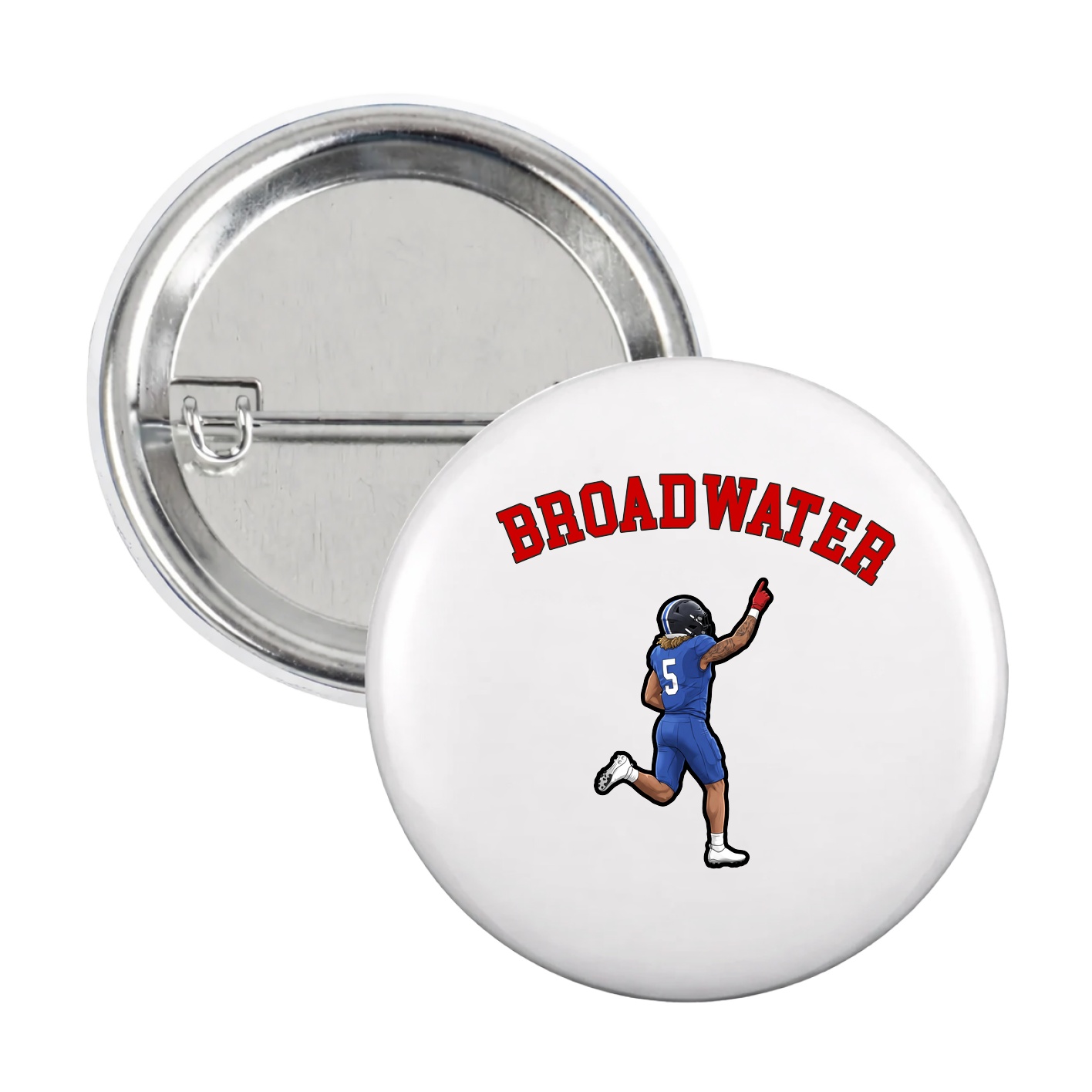 Game Day Button — Shirsey Arch in White