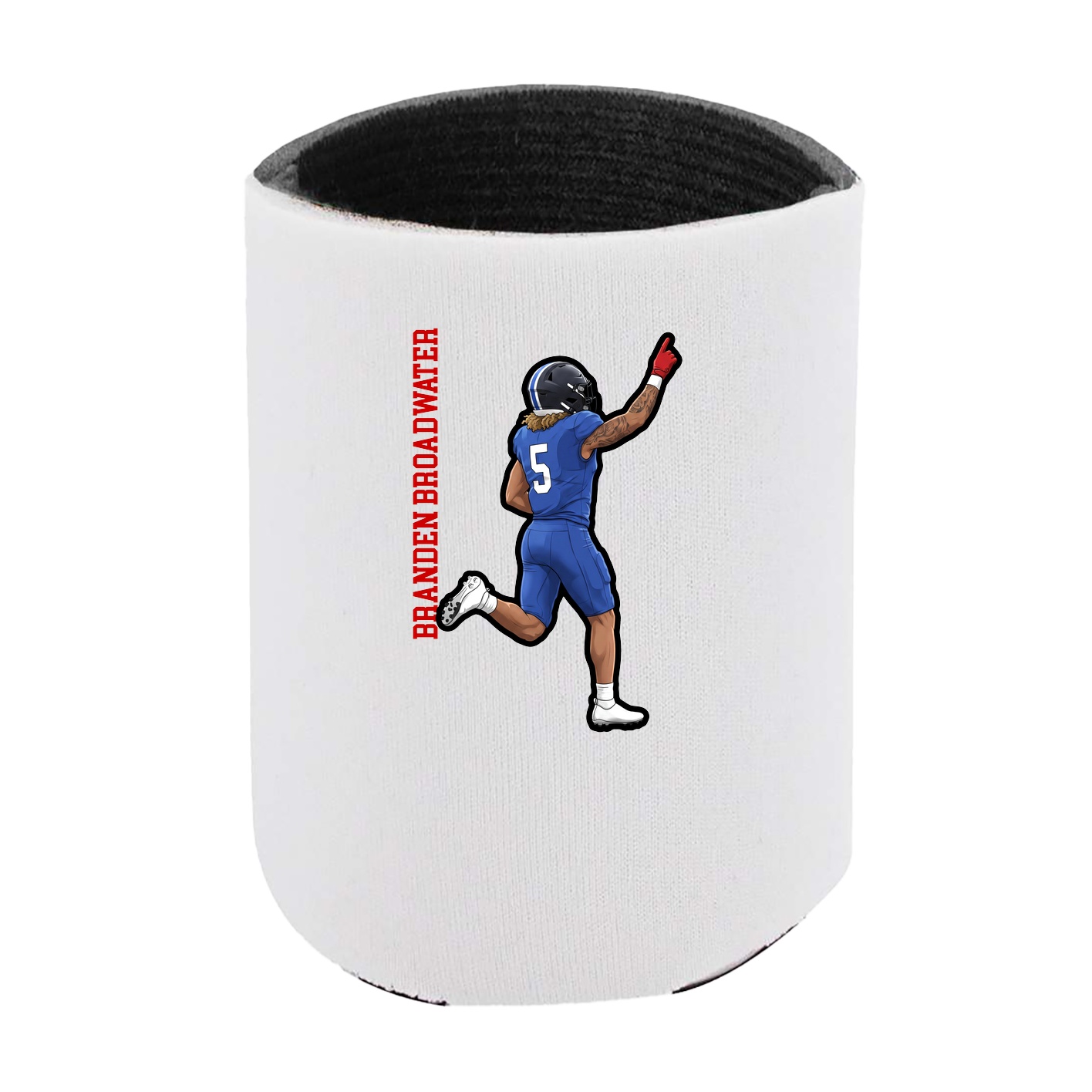 Can Holder — Name Vertical in White