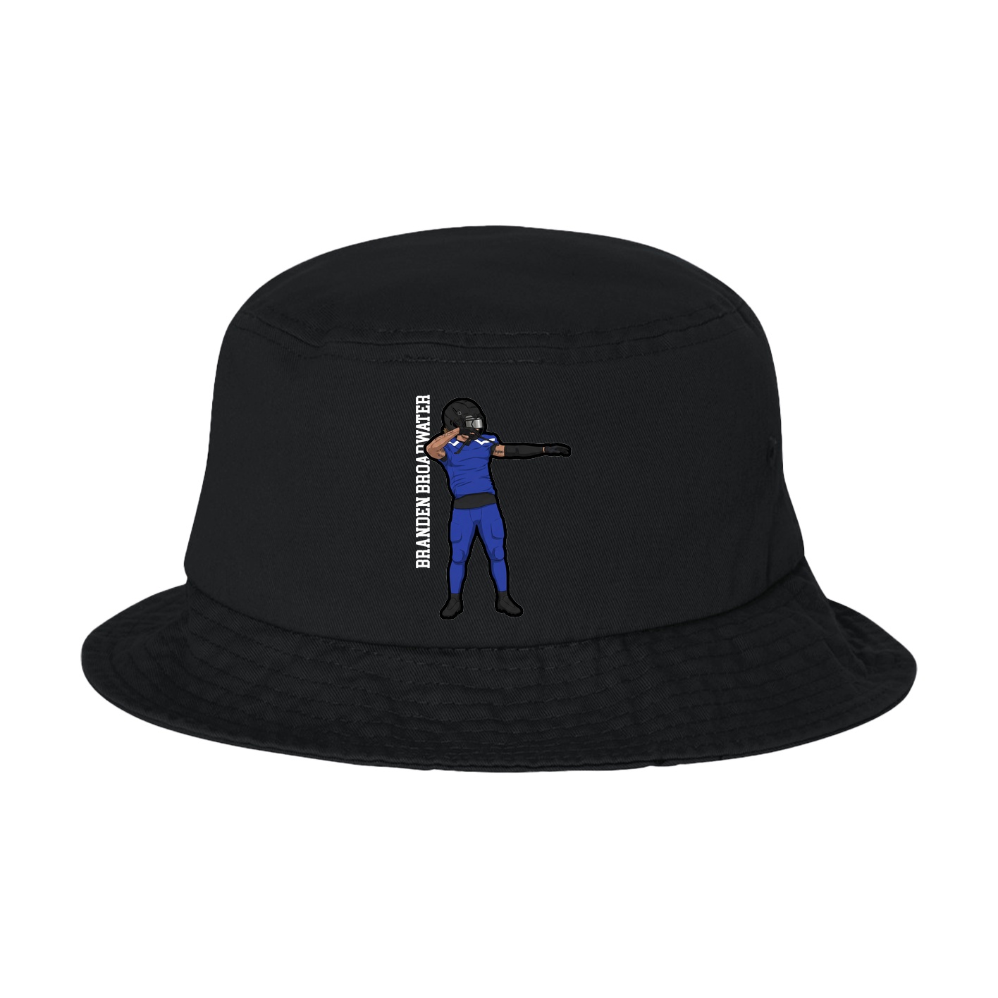 Bucket Cap — Name Vertical in Black